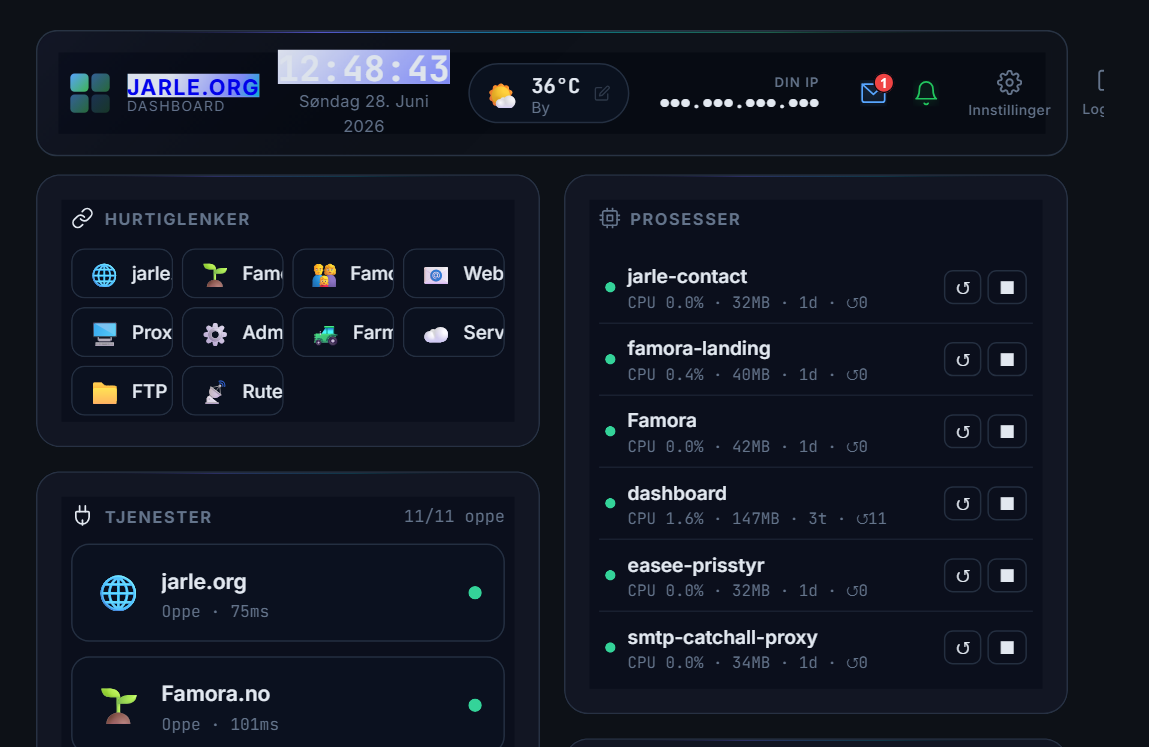 HomeDock Dashboard